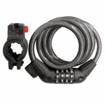 CABLE CANDADO ESPIRAL DE COMBINACION 1 M