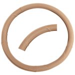 CUBREVOLANTE DE PIEL COLOR CAMELLO