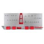 PANEL CON SOPORTE PARA HERRAMIENTAS 34 PIEZAS